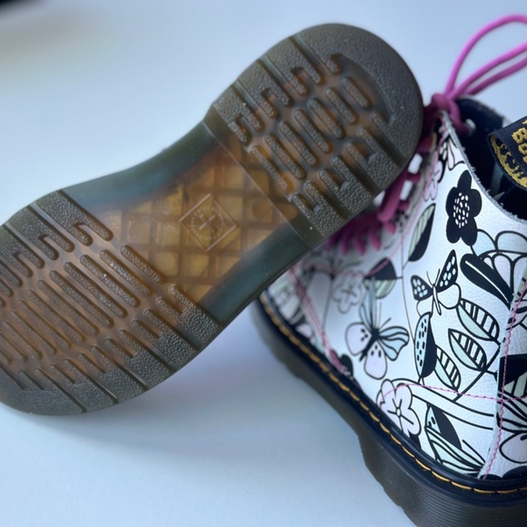 Dr. Martens 1460 Pascal Floral Side Zip Boots - Picture 16 of 16